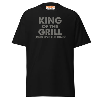 King of the Grill T-Shirt | Funny BBQ Barbecue Tee - Black - T-Shirts Online
