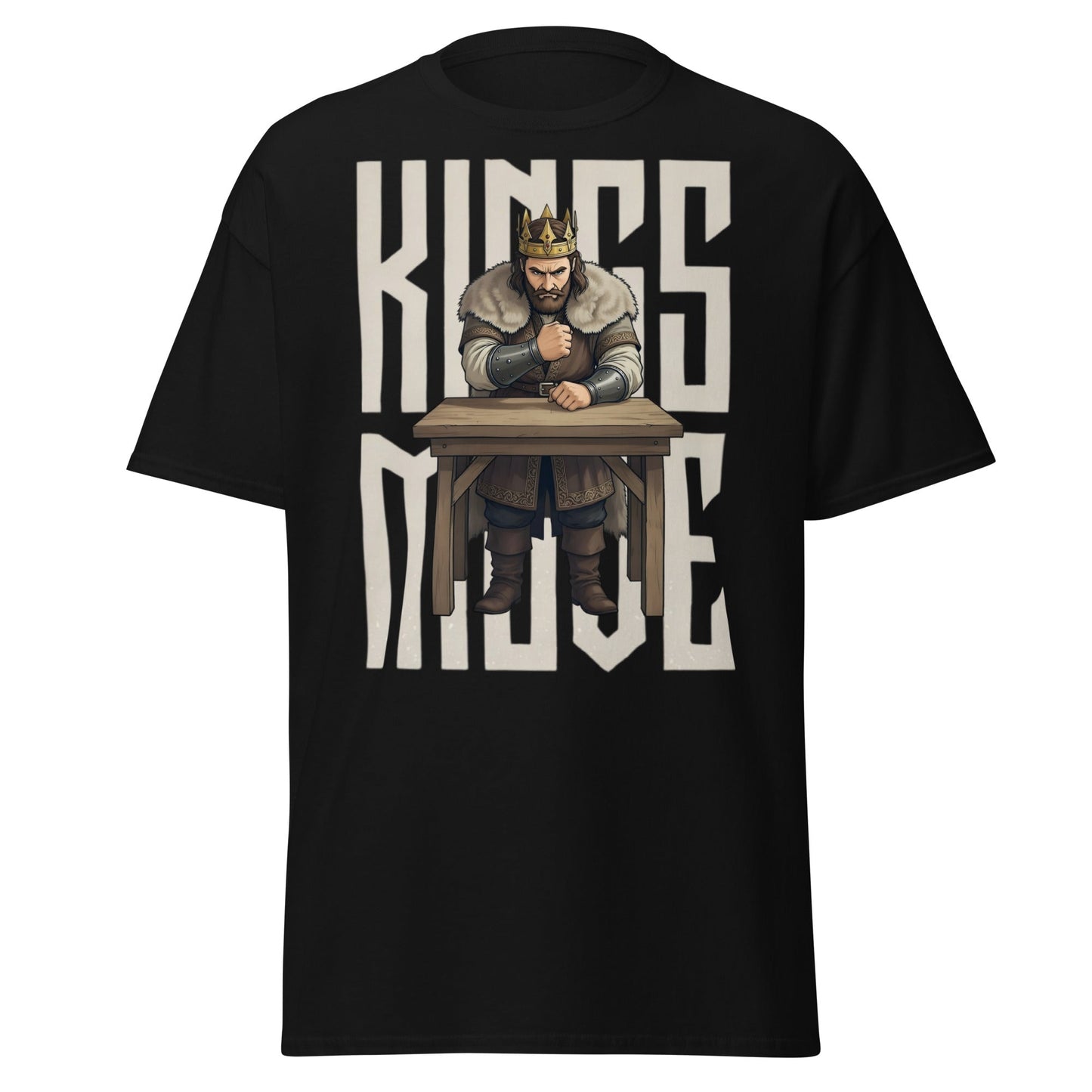 King’s Move Armwrestling T-Shirt | Pro Puller Graphic Tee - Black - T-Shirts Online