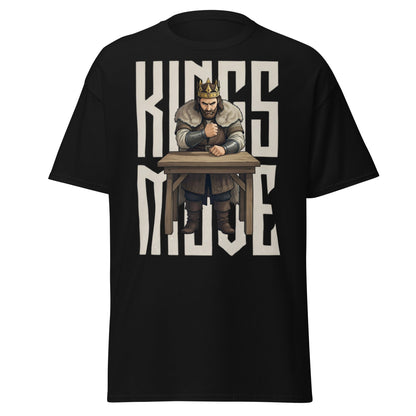 King’s Move Armwrestling T-Shirt | Pro Puller Graphic Tee - Black - T-Shirts Online
