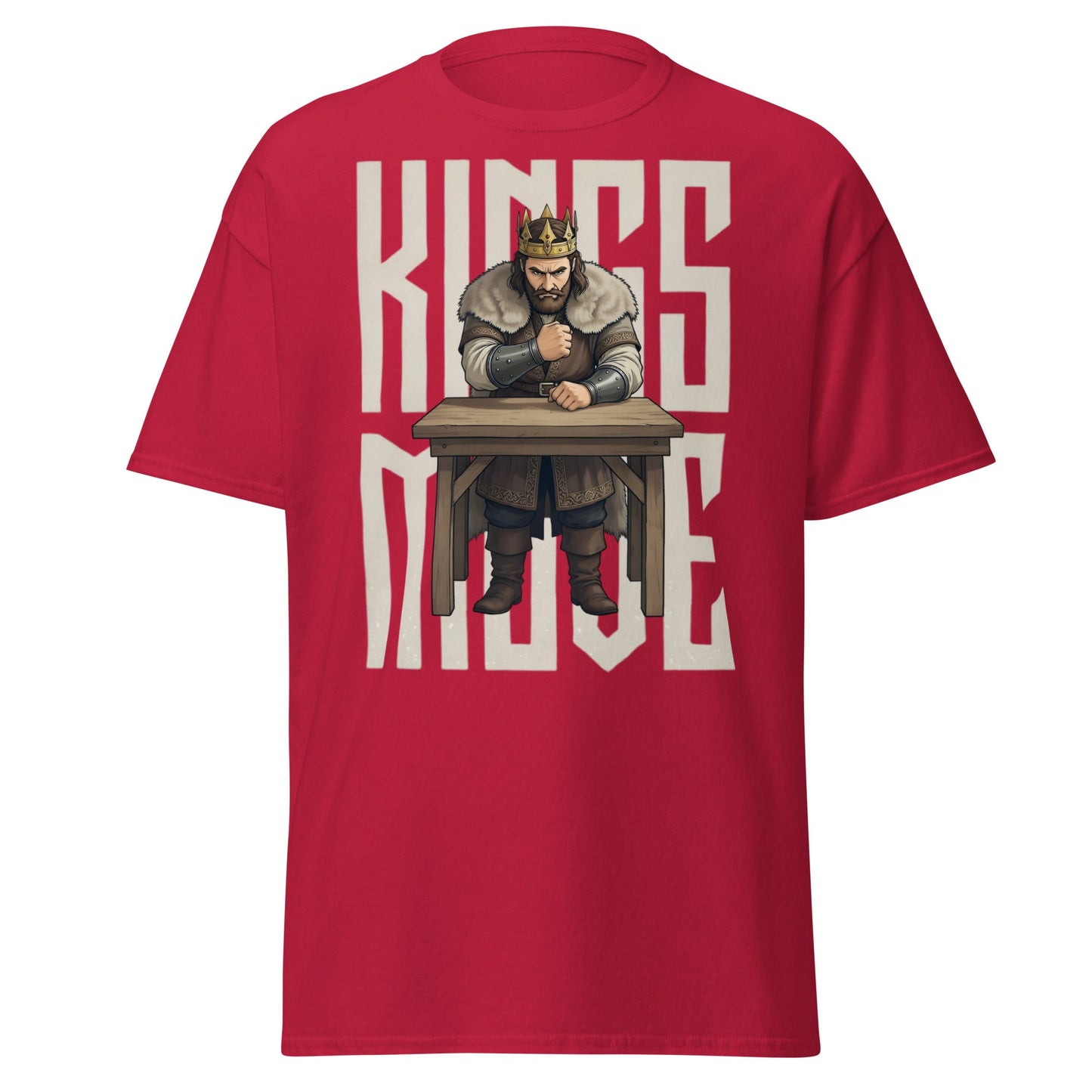King’s Move Armwrestling T-Shirt | Pro Puller Graphic Tee - Cardinal - T-Shirts Online