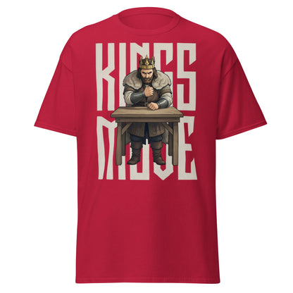 King’s Move Armwrestling T-Shirt | Pro Puller Graphic Tee - Cardinal - T-Shirts Online