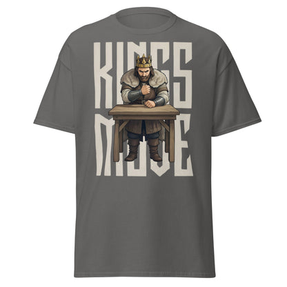 King’s Move Armwrestling T-Shirt | Pro Puller Graphic Tee - Charcoal - T-Shirts Online