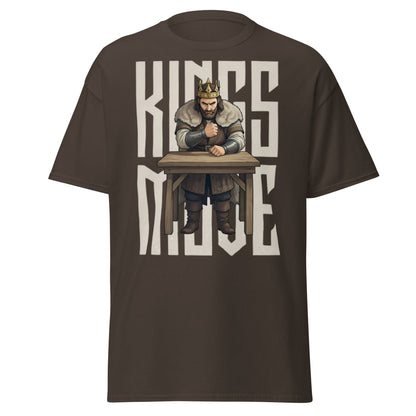 King’s Move Armwrestling T-Shirt | Pro Puller Graphic Tee - Dark Chocolate - T-Shirts Online