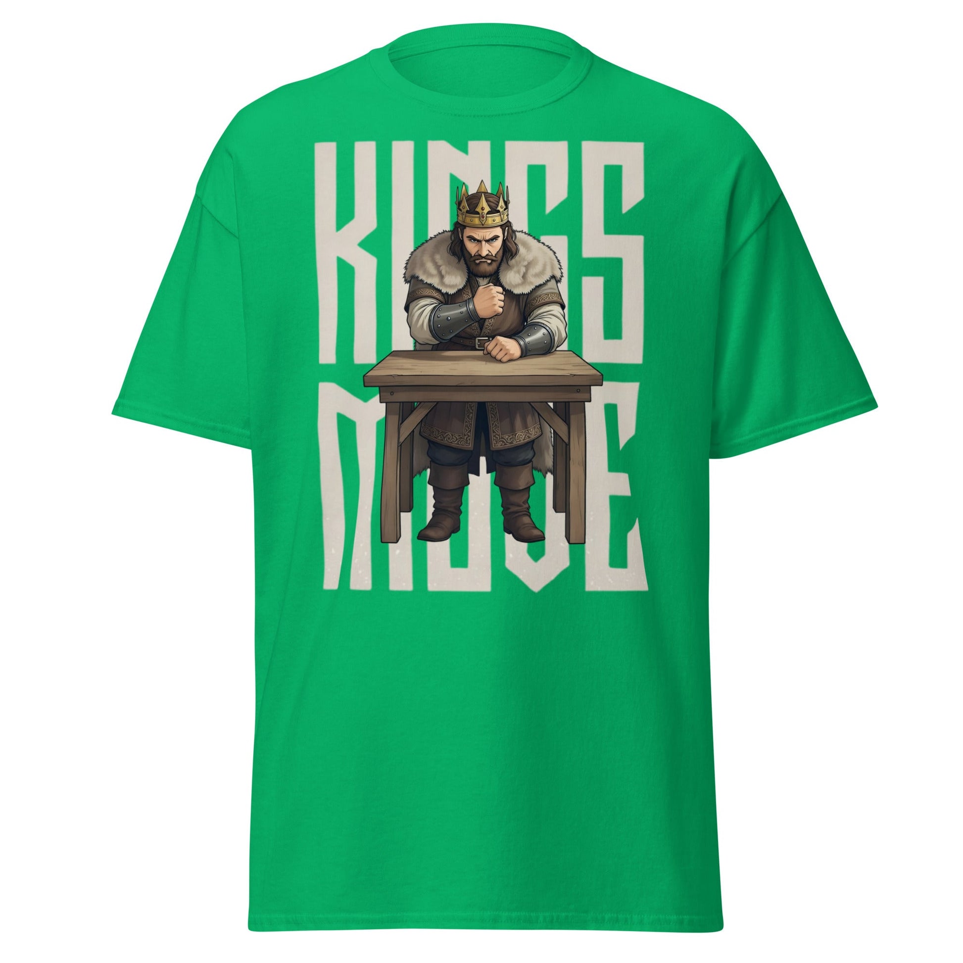 King’s Move Armwrestling T-Shirt | Pro Puller Graphic Tee - Irish Green - T-Shirts Online