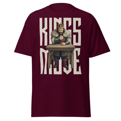 King’s Move Armwrestling T-Shirt | Pro Puller Graphic Tee - Maroon - T-Shirts Online