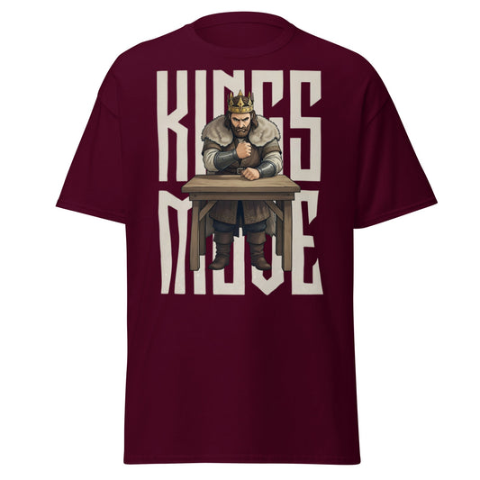 King’s Move Armwrestling T-Shirt | Pro Puller Graphic Tee - Maroon - T-Shirts Online