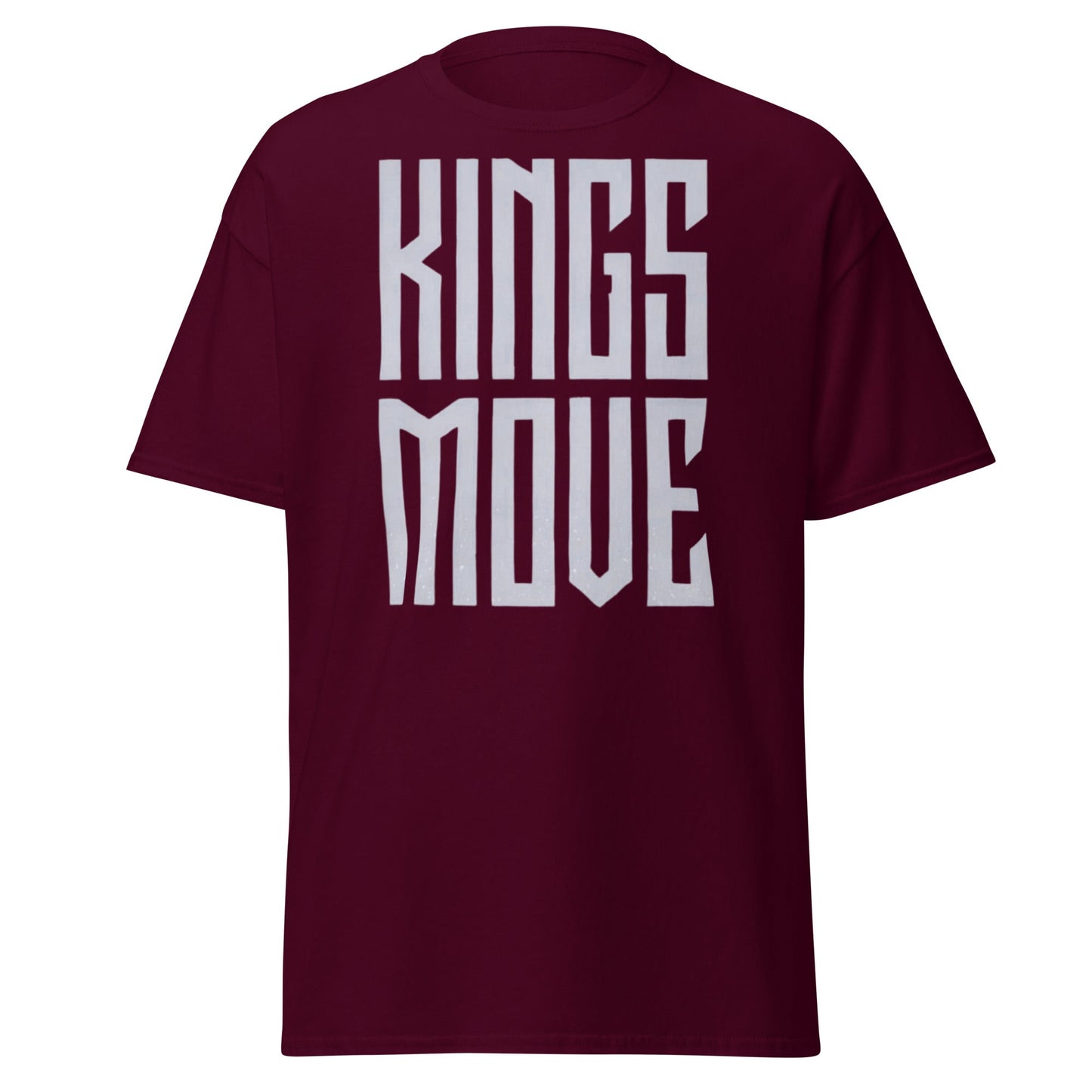 Kings Move T-Shirt | Armwrestling Gear & Apparel - Maroon - T-Shirts Online