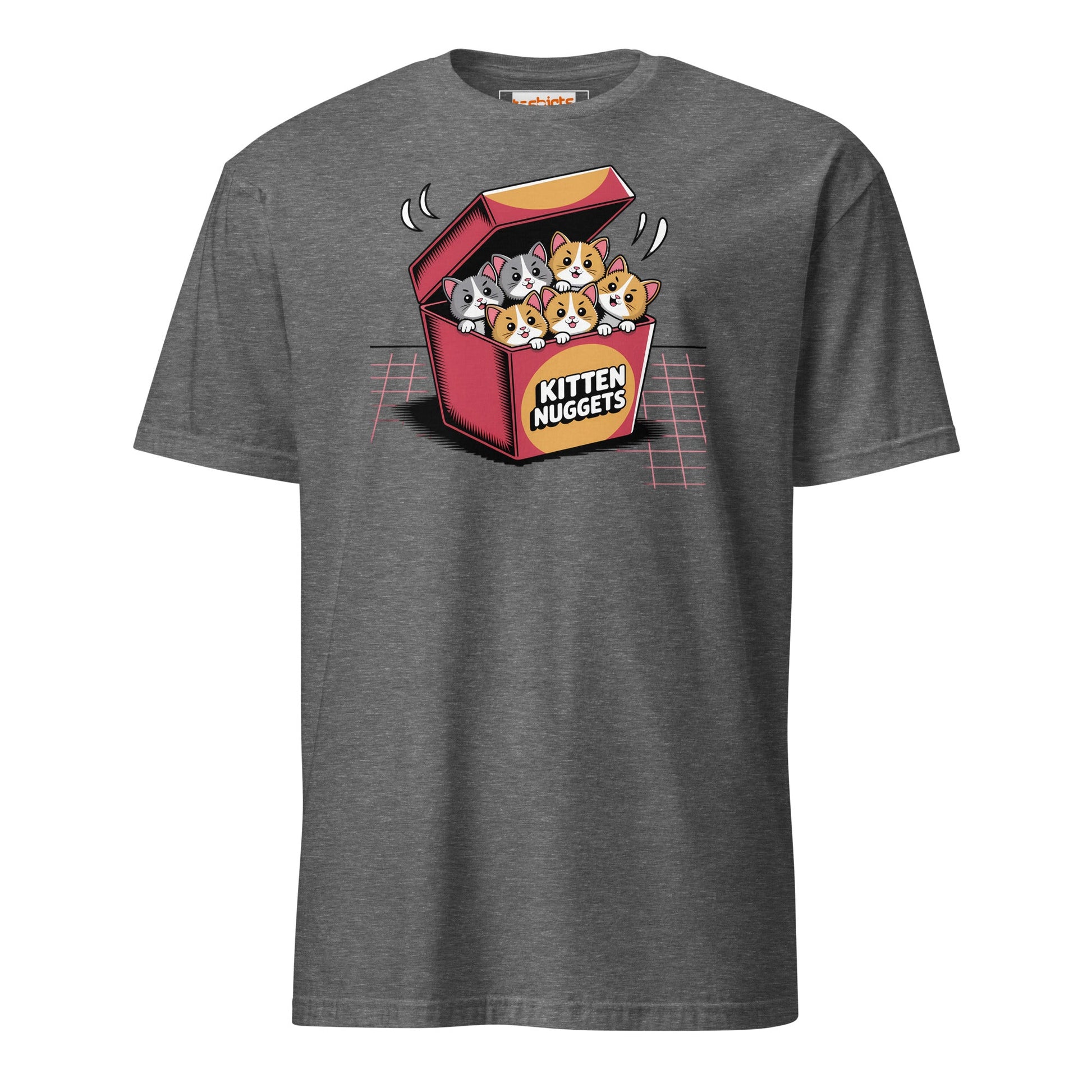 Kitten Nuggets T-Shirt | Funny Cute Cat Tee - Graphite Heather - T-Shirts Online