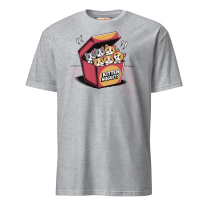 Kitten Nuggets T-Shirt | Funny Cute Cat Tee - Sport Grey - T-Shirts Online