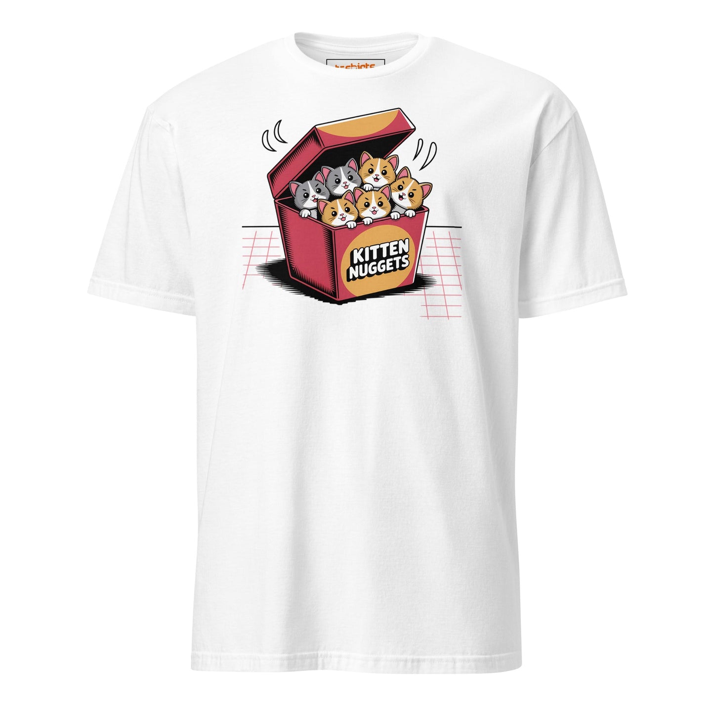 Kitten Nuggets T-Shirt | Funny Cute Cat Tee - White - T-Shirts Online