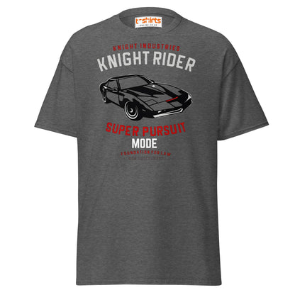Knight Rider T-Shirt – Super Pursuit Mode Retro Tee - Dark Heather - T-Shirts Online