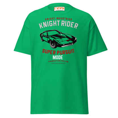 Knight Rider T-Shirt – Super Pursuit Mode Retro Tee - Irish Green - T-Shirts Online