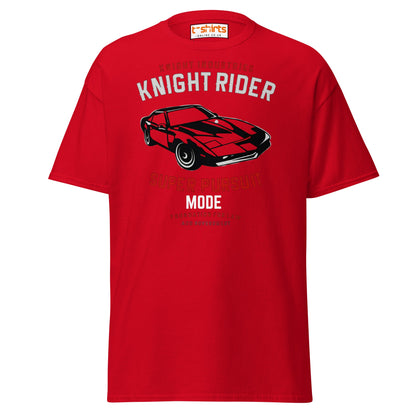Knight Rider T-Shirt – Super Pursuit Mode Retro Tee - Red - T-Shirts Online