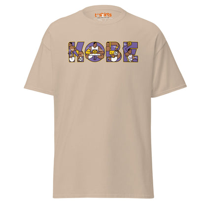 Kobe Tribute T-Shirt | Retro Basketball Art Tee - Sand - T-Shirts Online