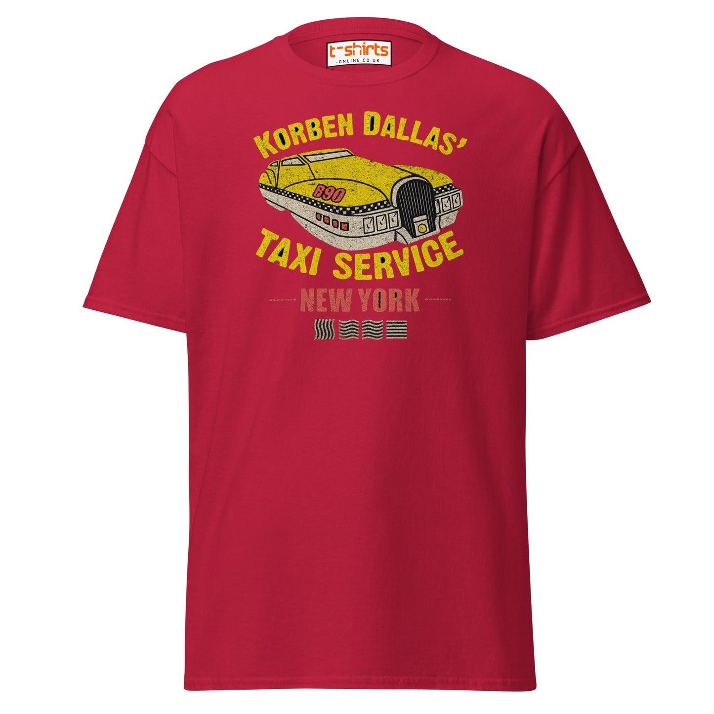 Korben Dallas Taxi Service T-Shirt - Cardinal - T-Shirts Online