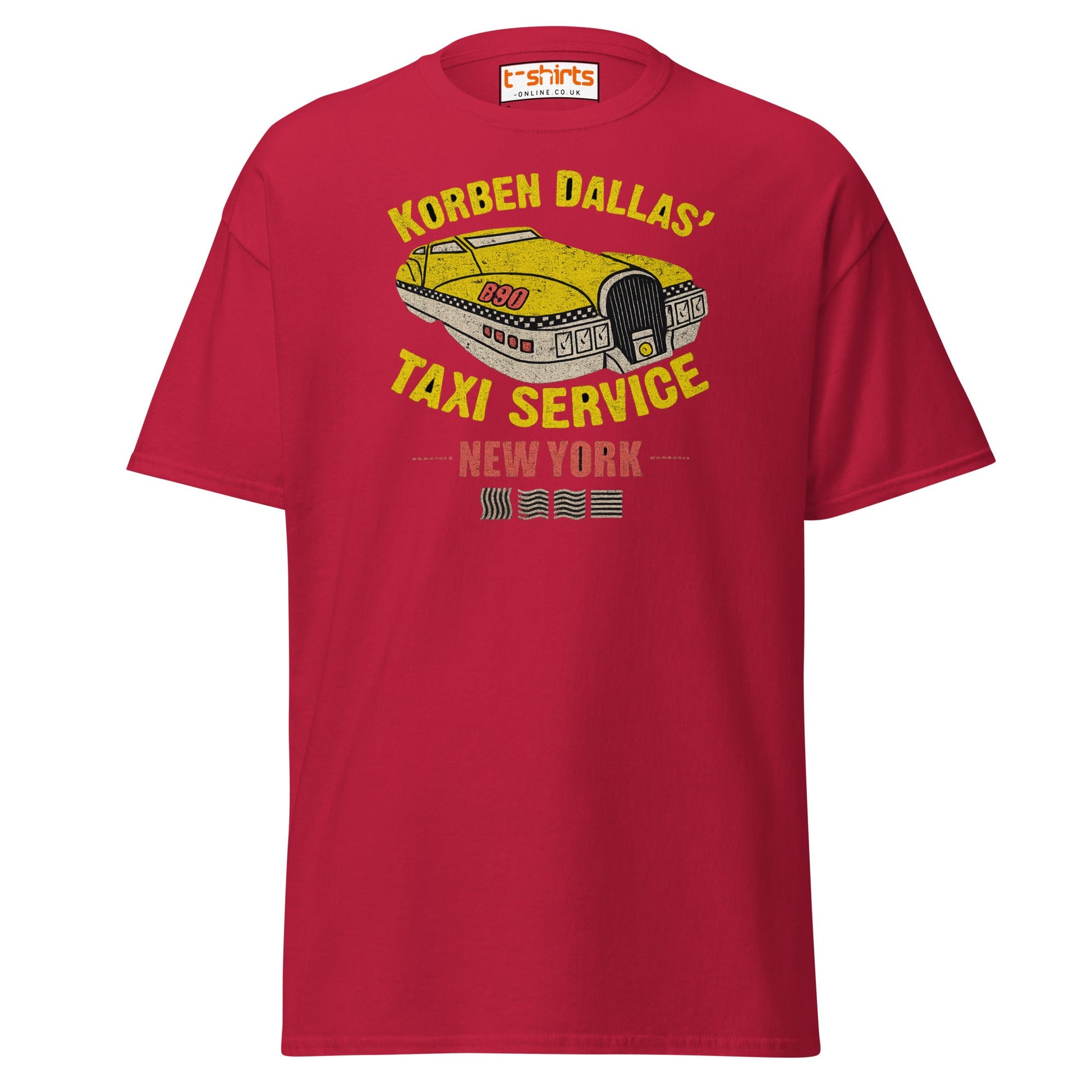 Korben Dallas Taxi Service T-Shirt - Cardinal - T-Shirts Online