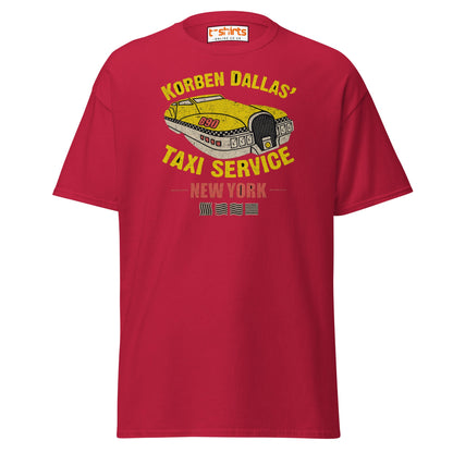 Korben Dallas Taxi Service T-Shirt - Cardinal - T-Shirts Online