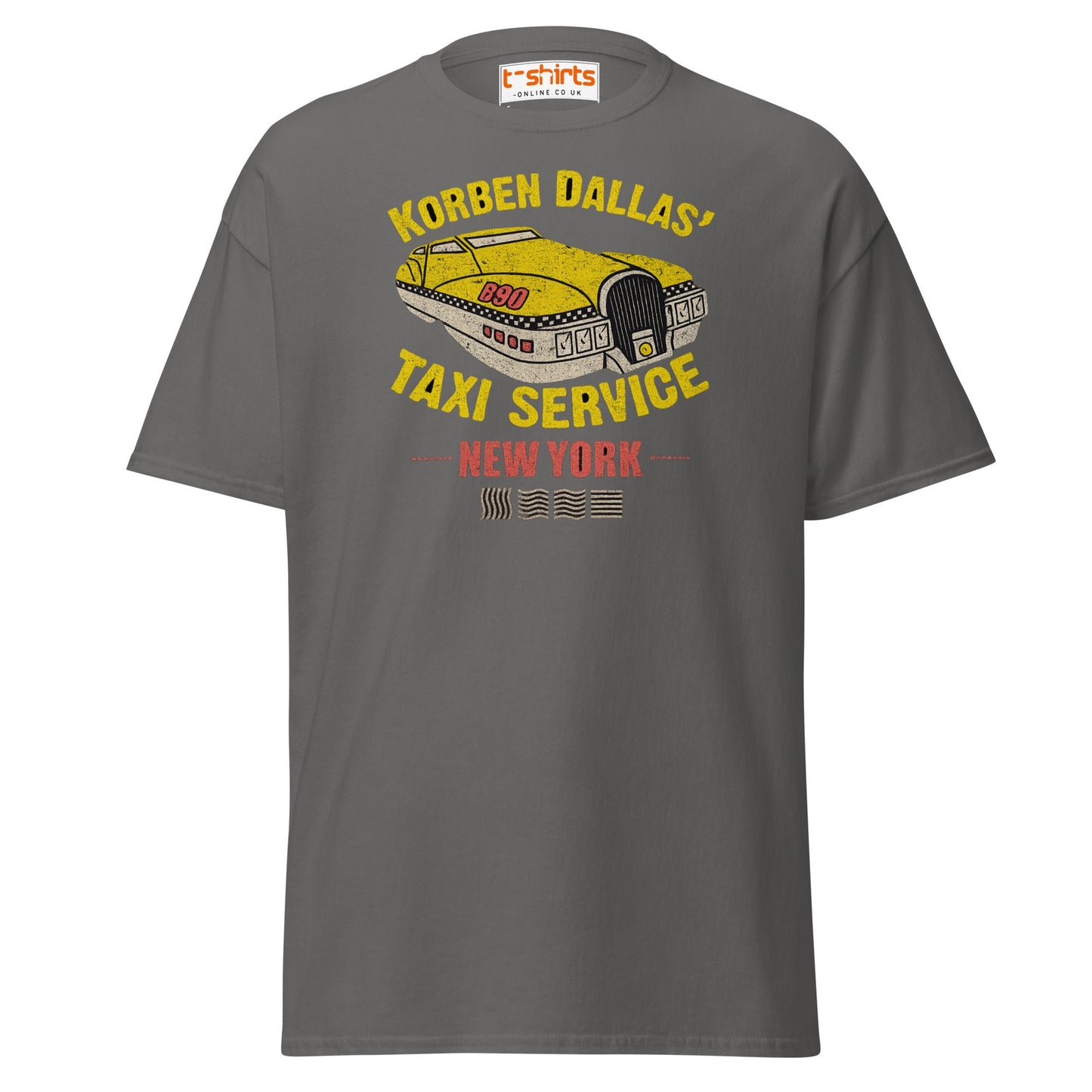 Korben Dallas Taxi Service T-Shirt - Charcoal - T-Shirts Online