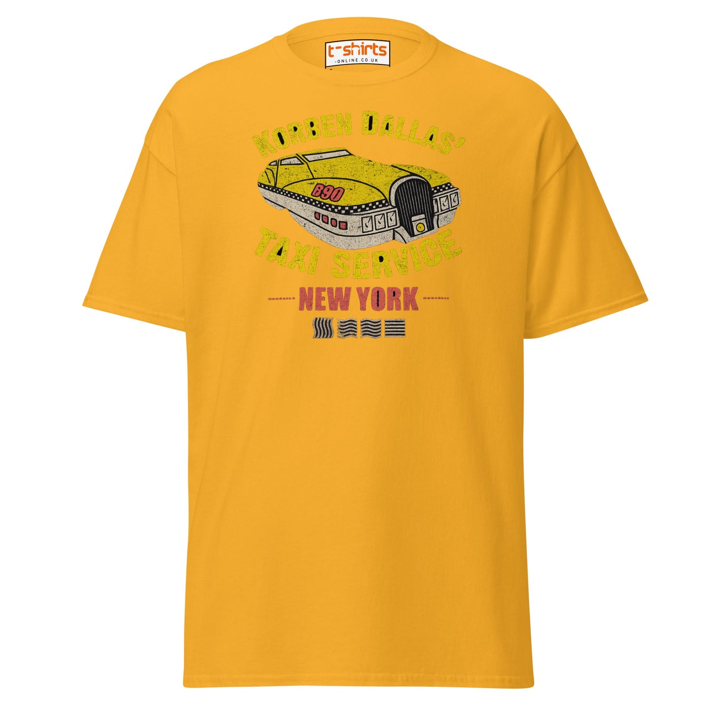 Korben Dallas Taxi Service T-Shirt - Gold - T-Shirts Online