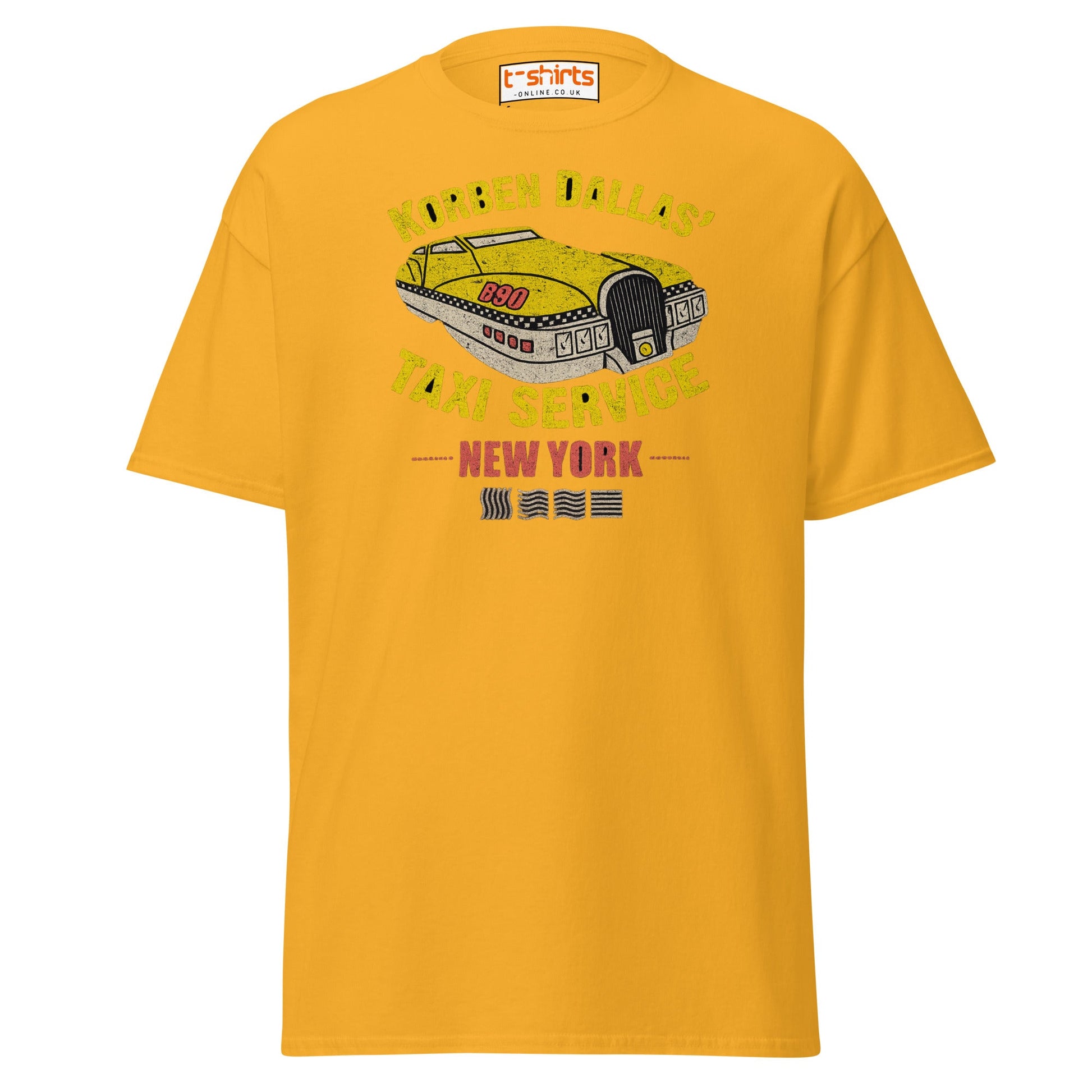 Korben Dallas Taxi Service T-Shirt - Gold - T-Shirts Online