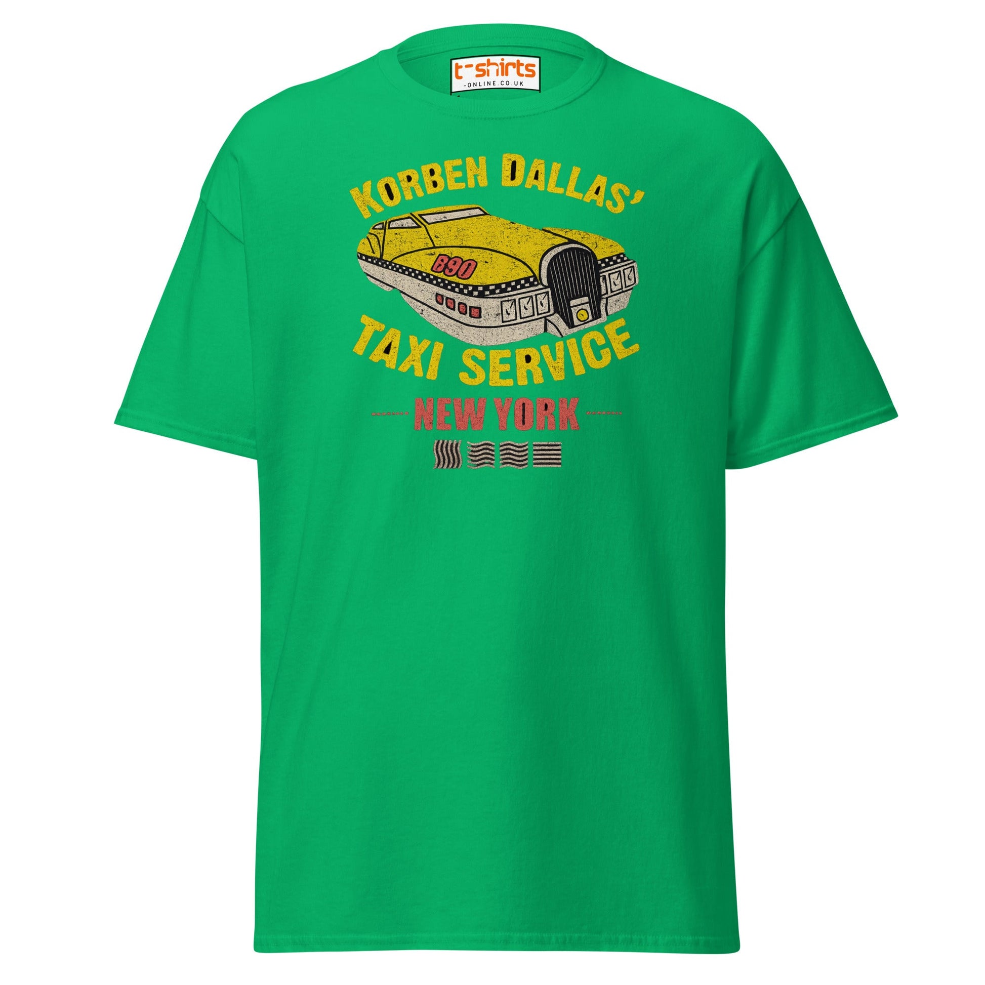 Korben Dallas Taxi Service T-Shirt - Irish Green - T-Shirts Online