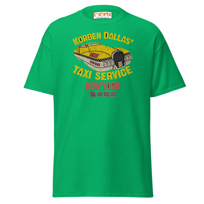 Korben Dallas Taxi Service T-Shirt - Irish Green - T-Shirts Online