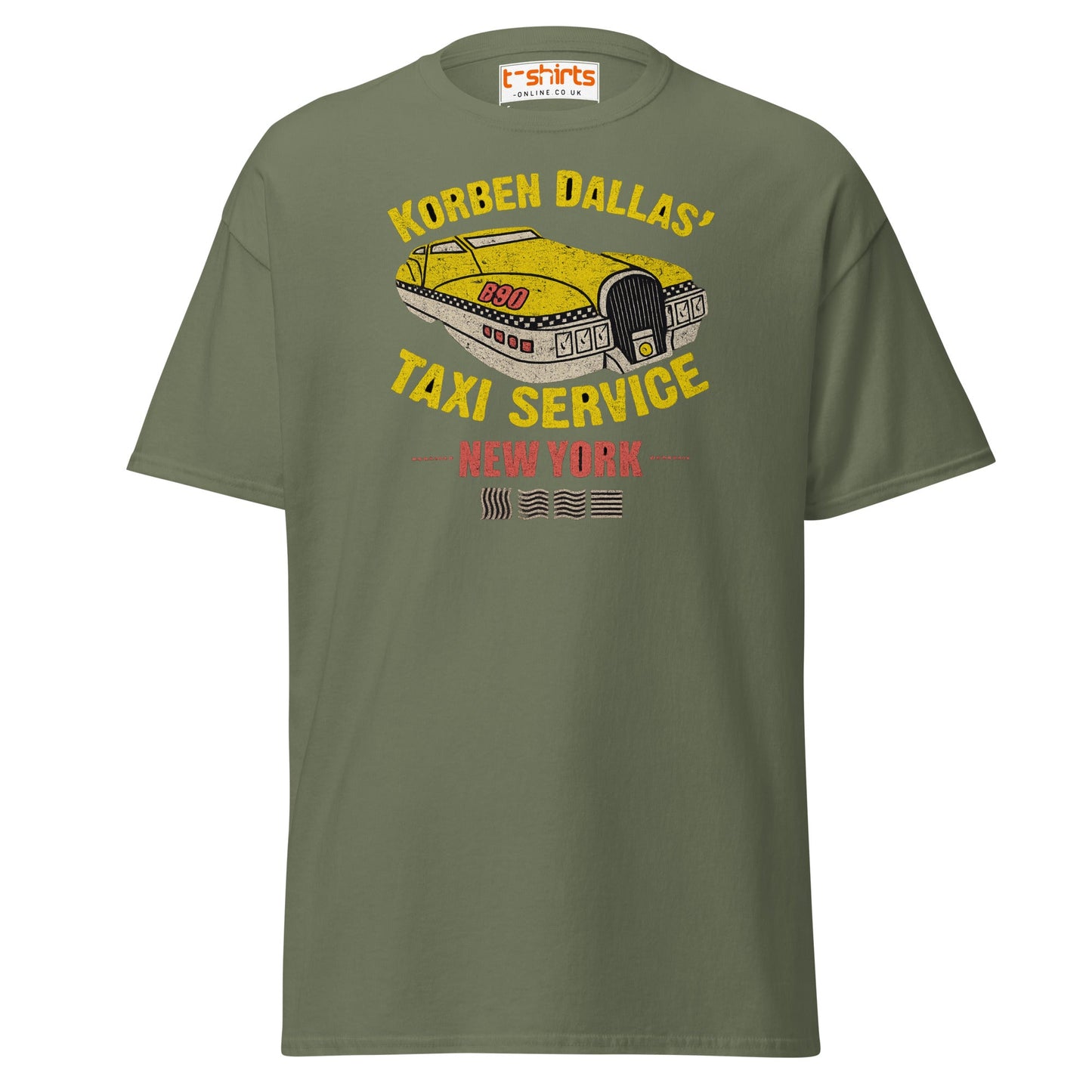 Korben Dallas Taxi Service T-Shirt - Military Green - T-Shirts Online