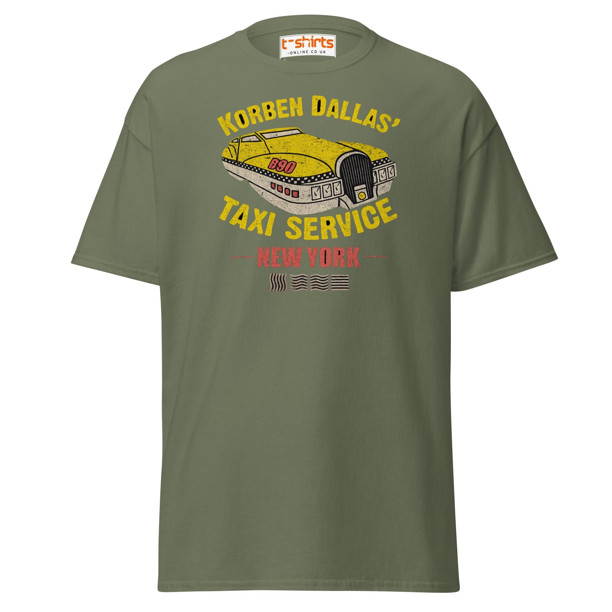 Korben Dallas Taxi Service T-Shirt - Military Green - T-Shirts Online