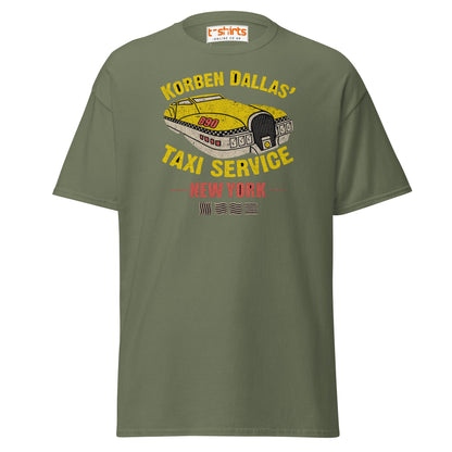 Korben Dallas Taxi Service T-Shirt - Military Green - T-Shirts Online