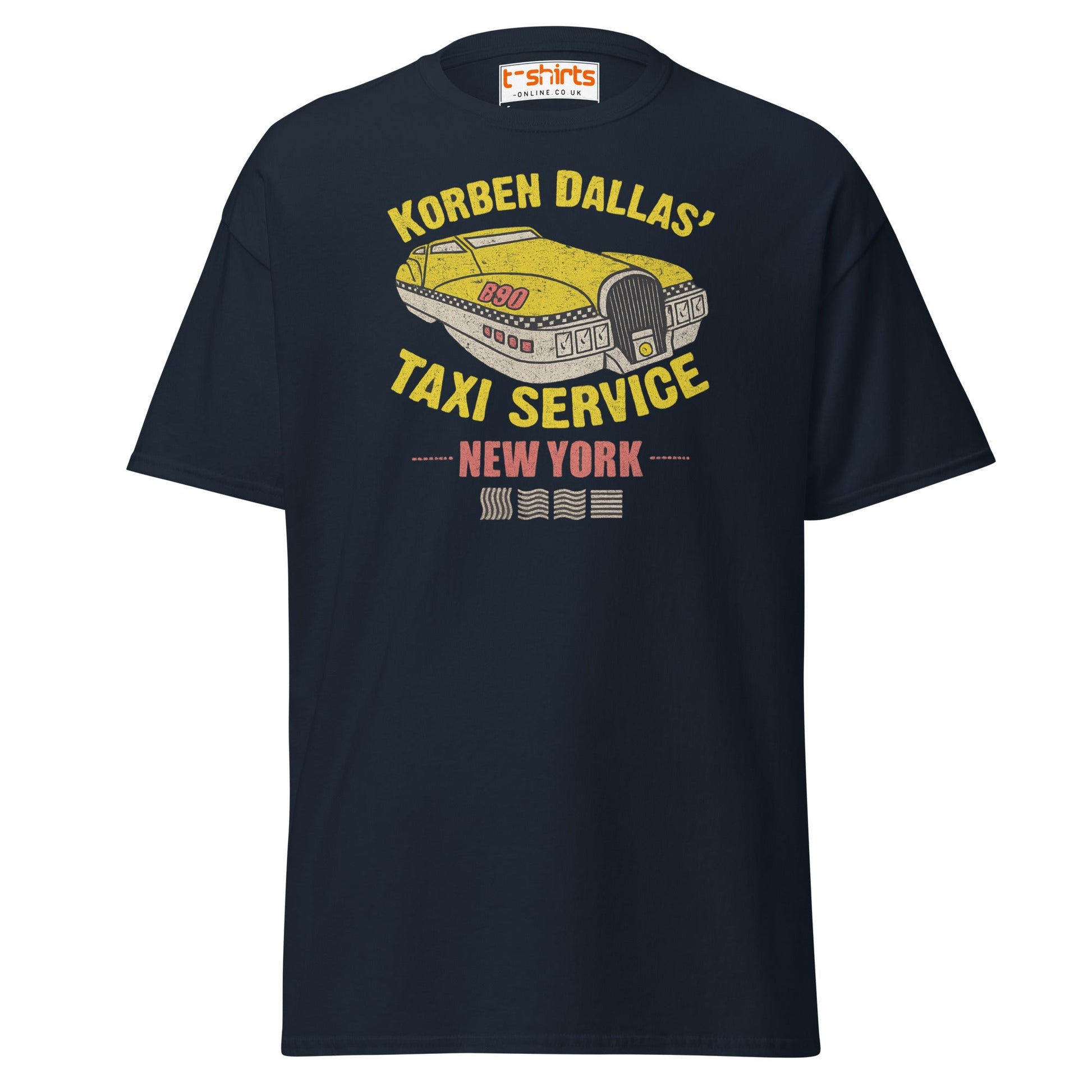 Korben Dallas Taxi Service T-Shirt - Navy - T-Shirts Online