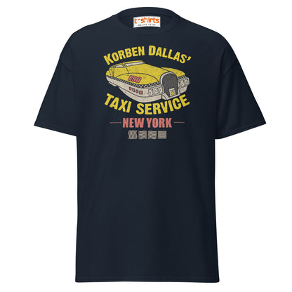 Korben Dallas Taxi Service T-Shirt - Navy - T-Shirts Online