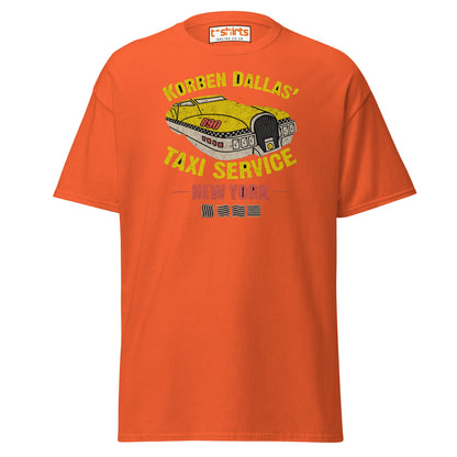 Korben Dallas Taxi Service T-Shirt - Orange - T-Shirts Online