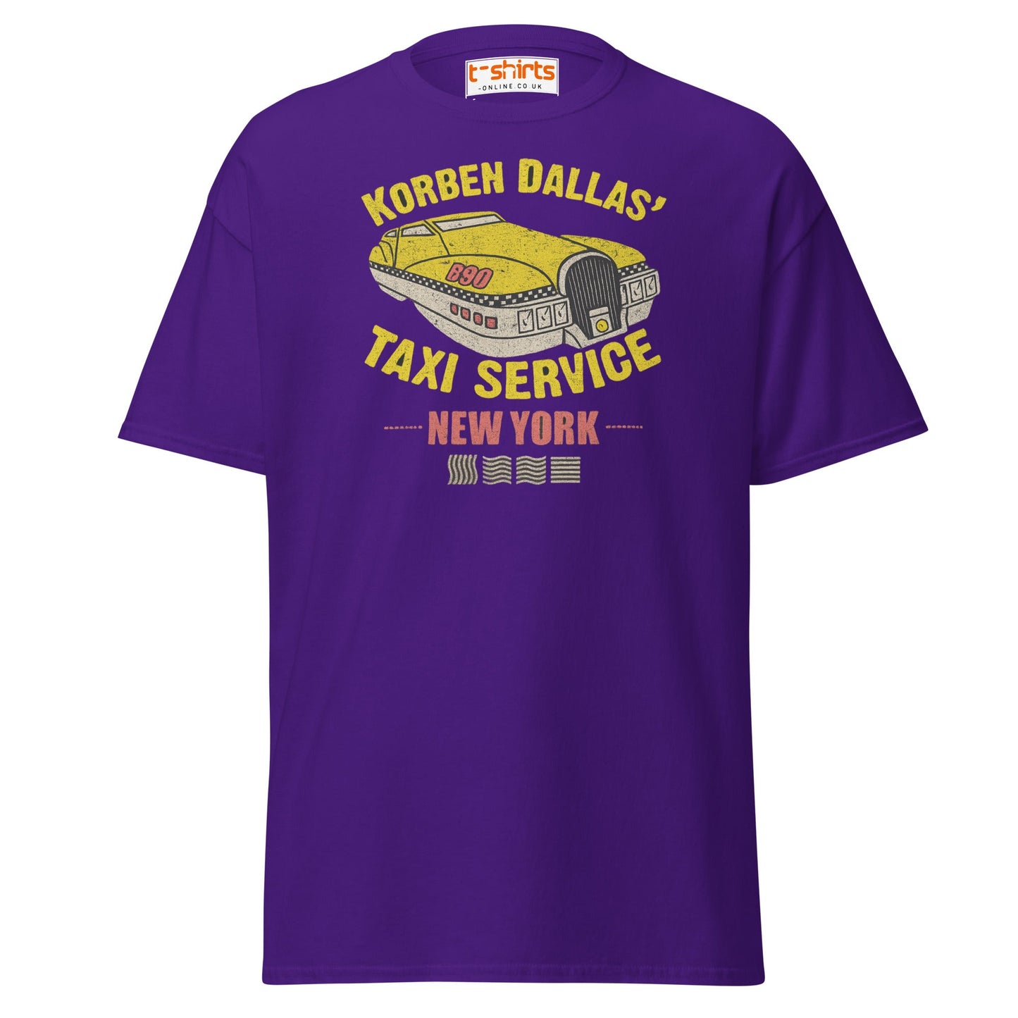 Korben Dallas Taxi Service T-Shirt - Purple - T-Shirts Online