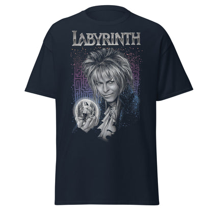 Labyrinth Jareth Goblin King T-Shirt - Navy - T-Shirts Online