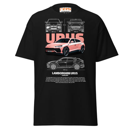 Lamborghini Urus T-Shirt | Luxury SUV Car Tee - Black - T-Shirts Online