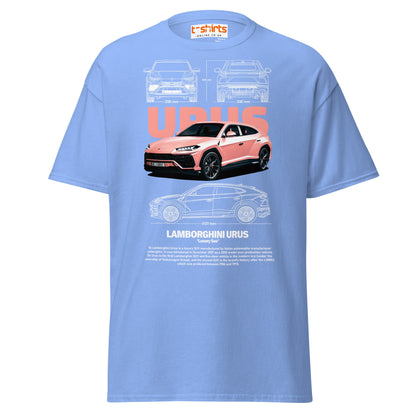 Lamborghini Urus T-Shirt | Luxury SUV Car Tee - Carolina Blue - T-Shirts Online