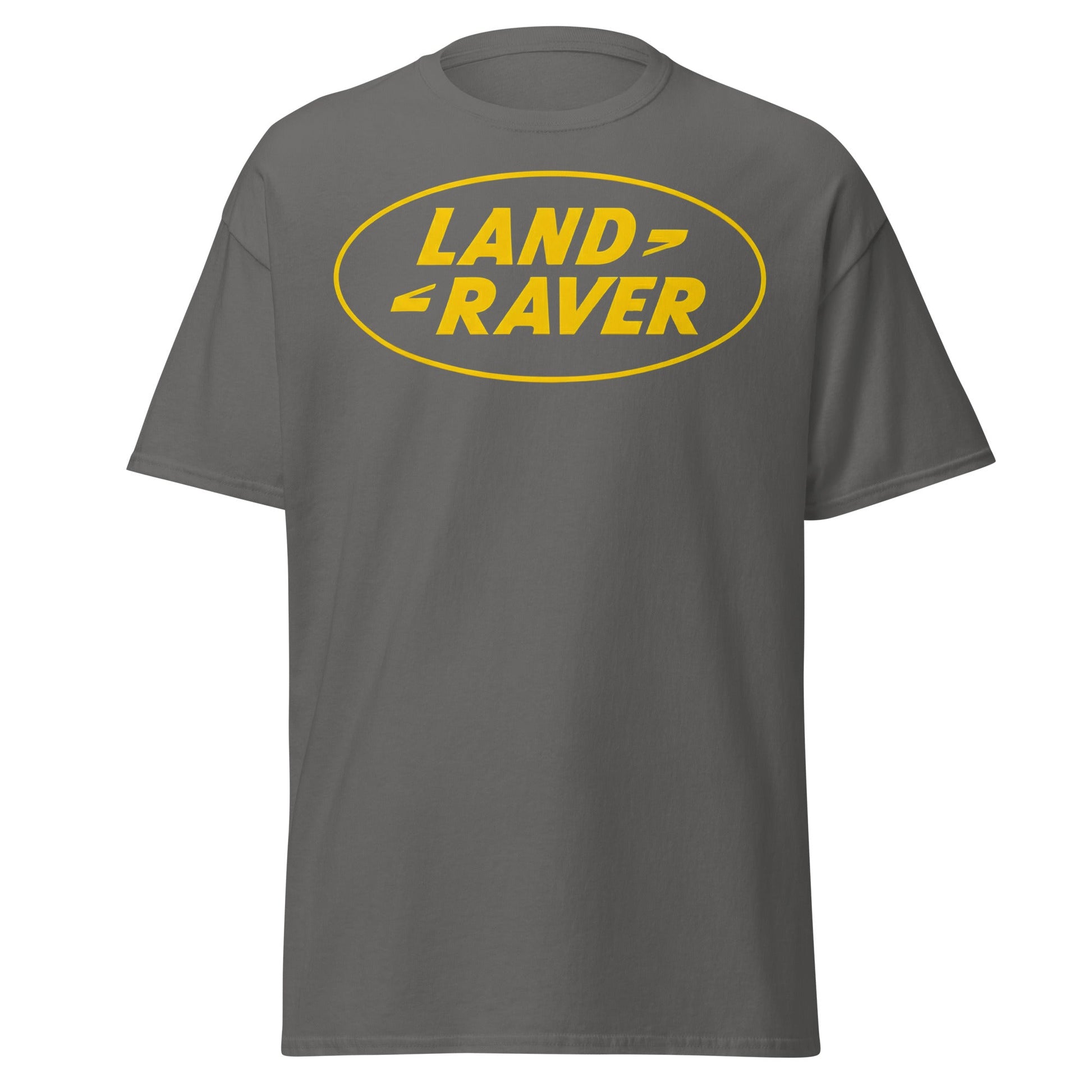 Land Raver T-Shirt | Funny Rave Parody Logo Tee - Charcoal - T-Shirts Online