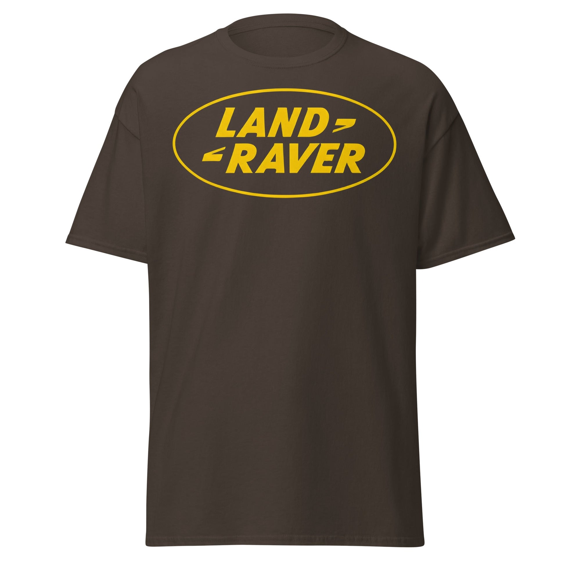 Land Raver T-Shirt | Funny Rave Parody Logo Tee - Dark Chocolate - T-Shirts Online