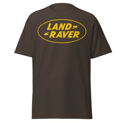 Land Raver T-Shirt | Funny Rave Parody Logo Tee - Dark Chocolate - T-Shirts Online