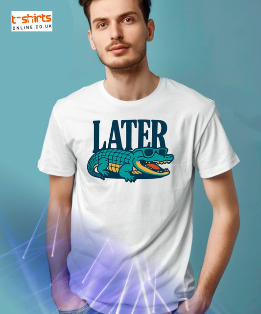 Later Alligator T-Shirt - Black - T-Shirts Online