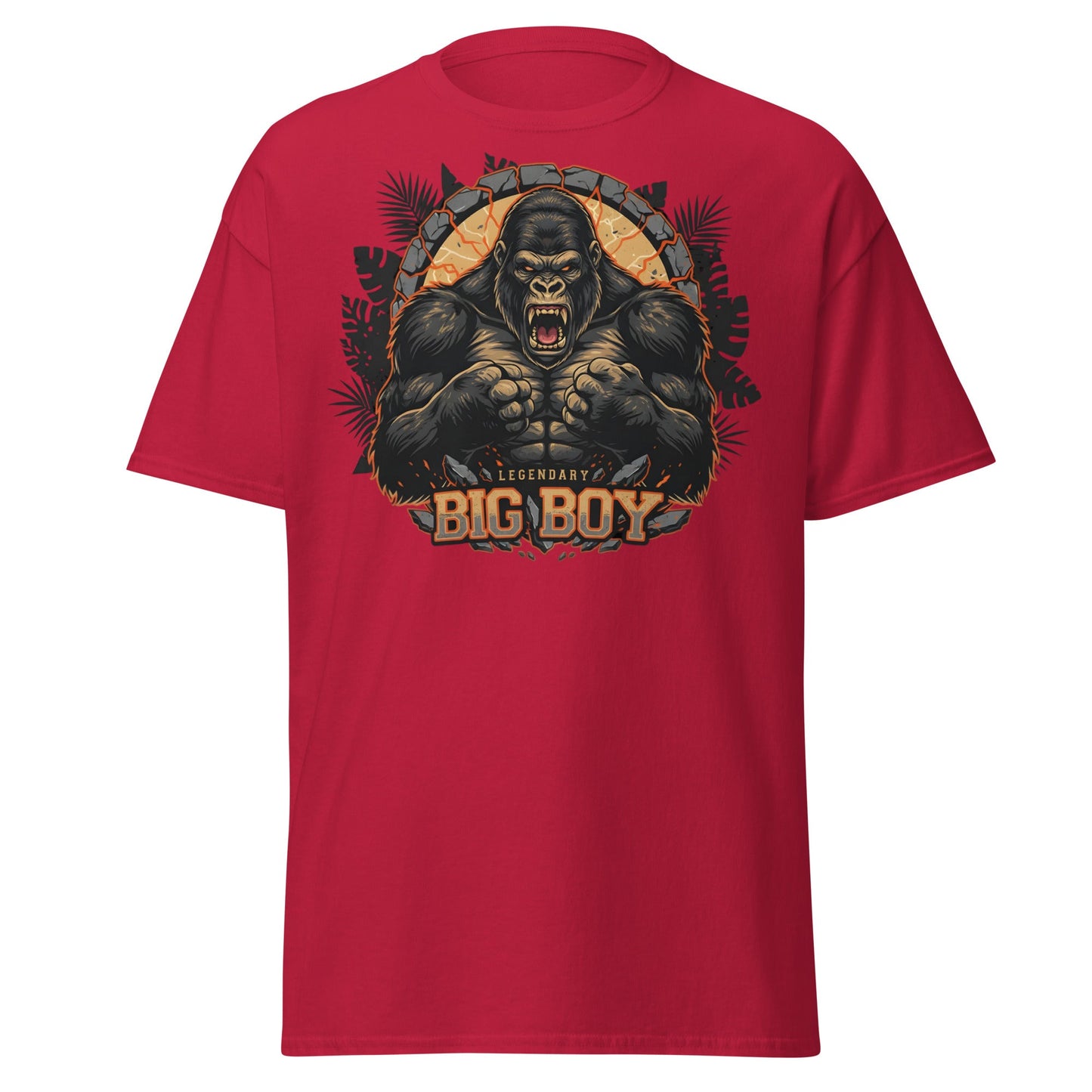 Legendary Big Boy Gorilla Power T-Shirt - Cardinal - T-Shirts Online