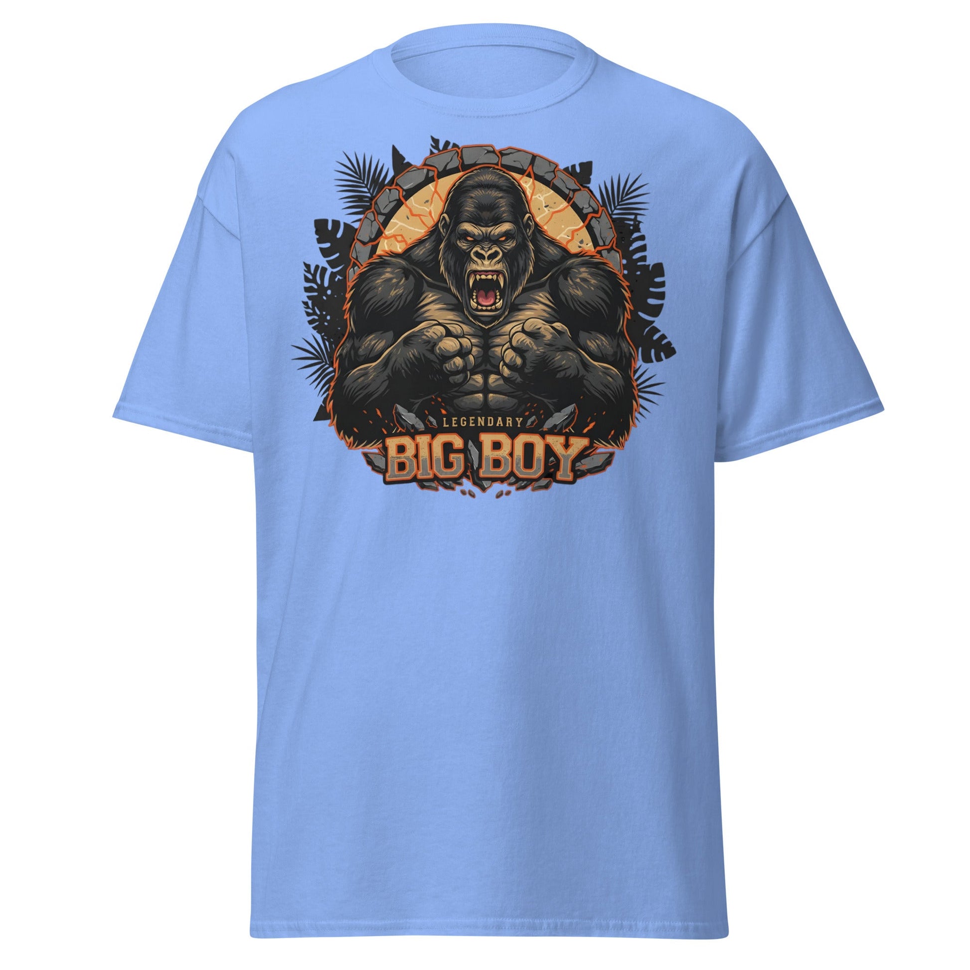Legendary Big Boy Gorilla Power T-Shirt - Carolina Blue - T-Shirts Online