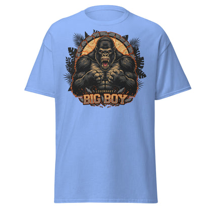 Legendary Big Boy Gorilla Power T-Shirt - Carolina Blue - T-Shirts Online