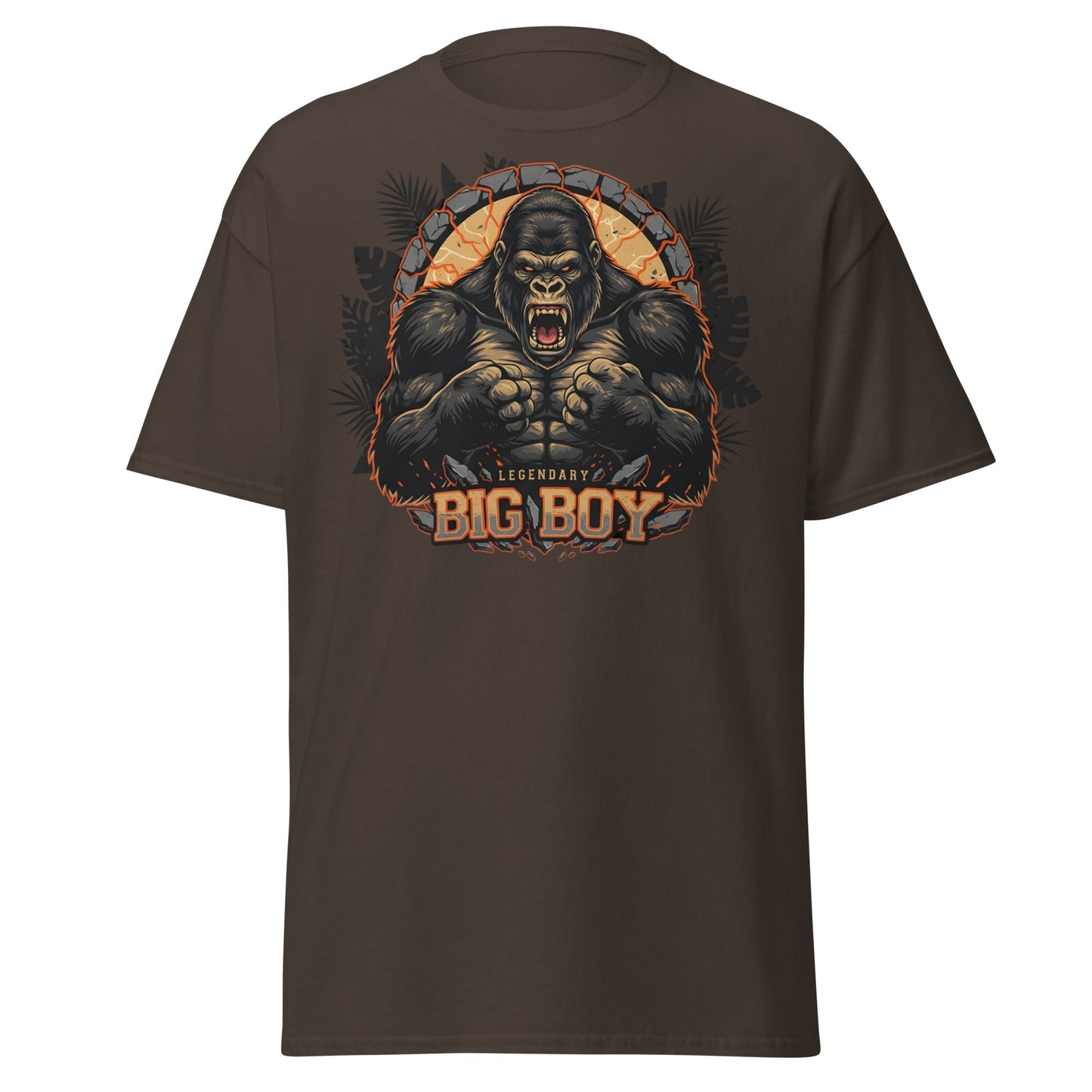 Legendary Big Boy Gorilla Power T-Shirt - Dark Chocolate - T-Shirts Online