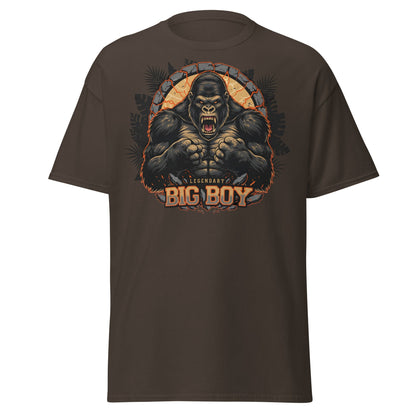 Legendary Big Boy Gorilla Power T-Shirt - Dark Chocolate - T-Shirts Online
