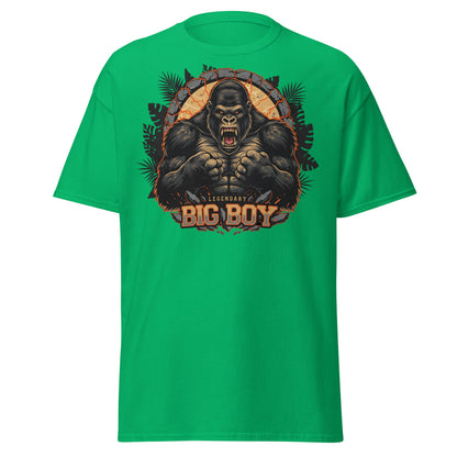 Legendary Big Boy Gorilla Power T-Shirt - Irish Green - T-Shirts Online
