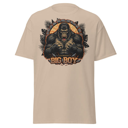 Legendary Big Boy Gorilla Power T-Shirt - Sand - T-Shirts Online