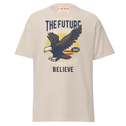 Legendary Eagle Retro Patriotic T-Shirt - Natural - T-Shirts Online