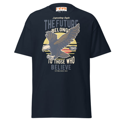 Legendary Eagle Retro Patriotic T-Shirt - Navy - T-Shirts Online
