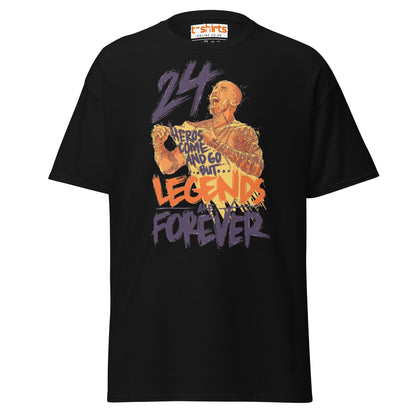 Legends Are Forever T-Shirt | Basketball Tribute Tee - Black - T-Shirts Online